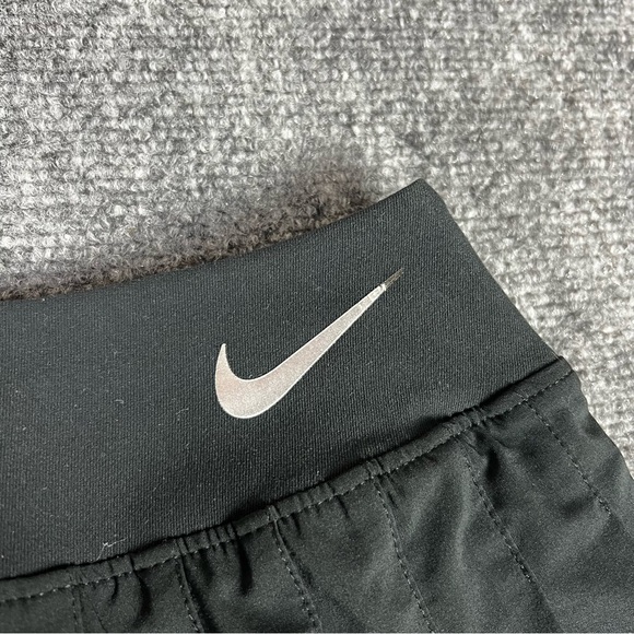 Nike Court Victory Tennis Skirt Womens XS Black Skort Pleated Inner Shorts - Picture 2 of 7